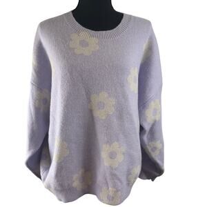 Le Lis Collection Med Long Sleeve Oversized Sweater